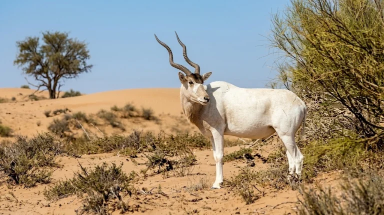 Addax: Facts, Habitat & Conservation in Morocco