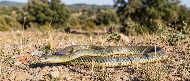 Montpellier Snake in Souss Massa national Park