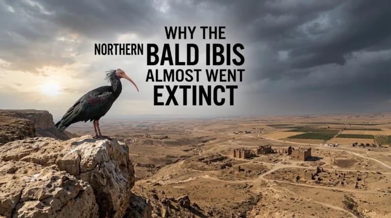 Why the Northern Bald Ibis Almost Went Extinct